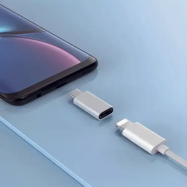 Lightning Female to USB-C Male Adapter
