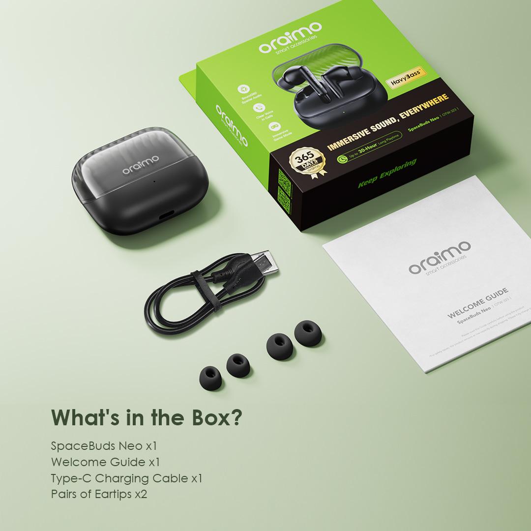 Oraimo SpaceBuds Neo True Wireless Spatial Earbuds
