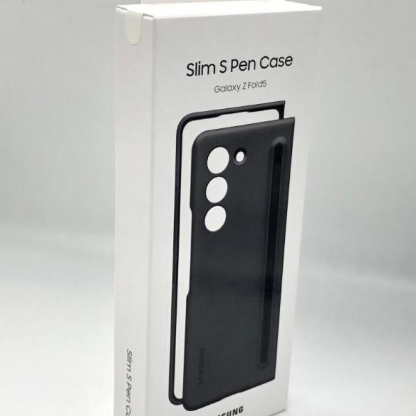 Slim S Pen Case for Samsung Z Fold 3 to Fold 6 - Black