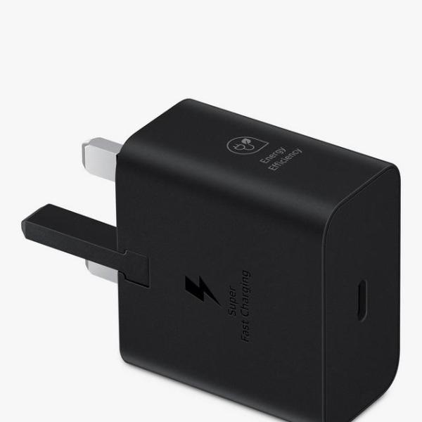 Samsung Travel Adapter UK Plug, USB Type-C (Adapter Only) - 25W - Black