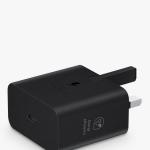 Samsung Travel Adapter UK Plug, USB Type-C (Adapter Only) - 25W - Black