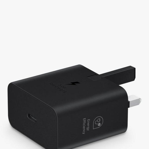 Samsung Travel Adapter UK Plug, USB Type-C (Adapter Only) - 25W - Black