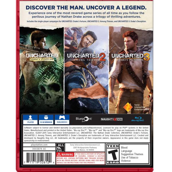 Uncharted The Nathan Drake Collection Ps4