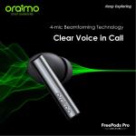 oraimo FreePods Pro ANC True Wireless Earbuds - Black