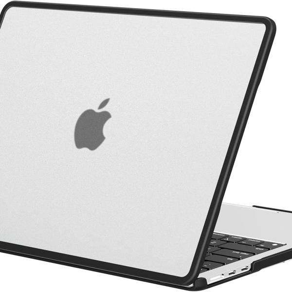 PC FROSTED CASE - TPU FRAME PROTECTION FOR MACBOOK AIR 13 - White