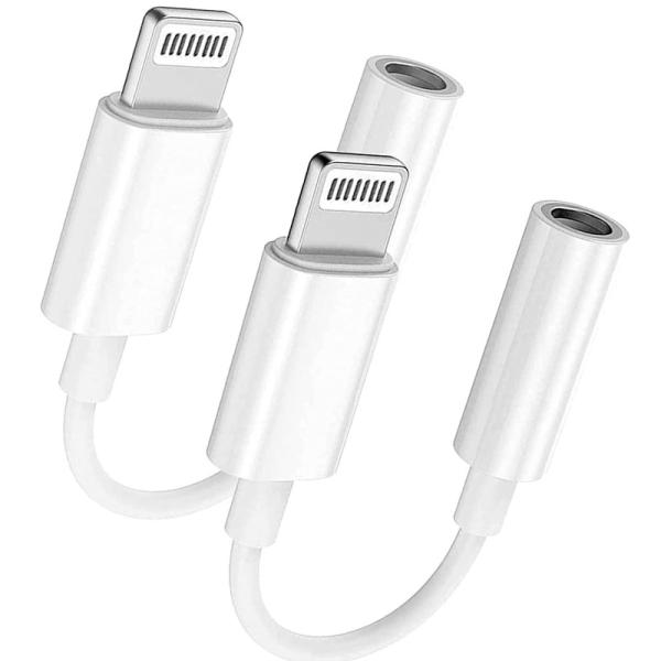 iPhone Lightning Earpiece Audio Jack -No Box -  White