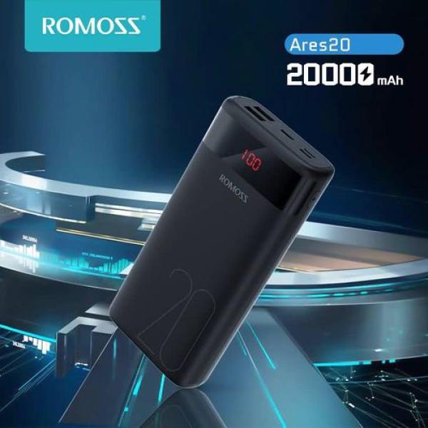 Romoss Ares 20 Portable Power Bank 20000mAh USB Type-C Input