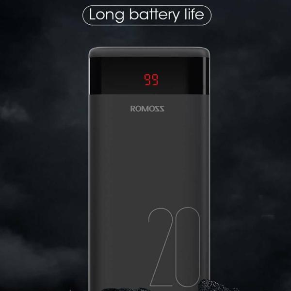 Romoss Ares 20 Portable Power Bank 20000mAh USB Type-C Input