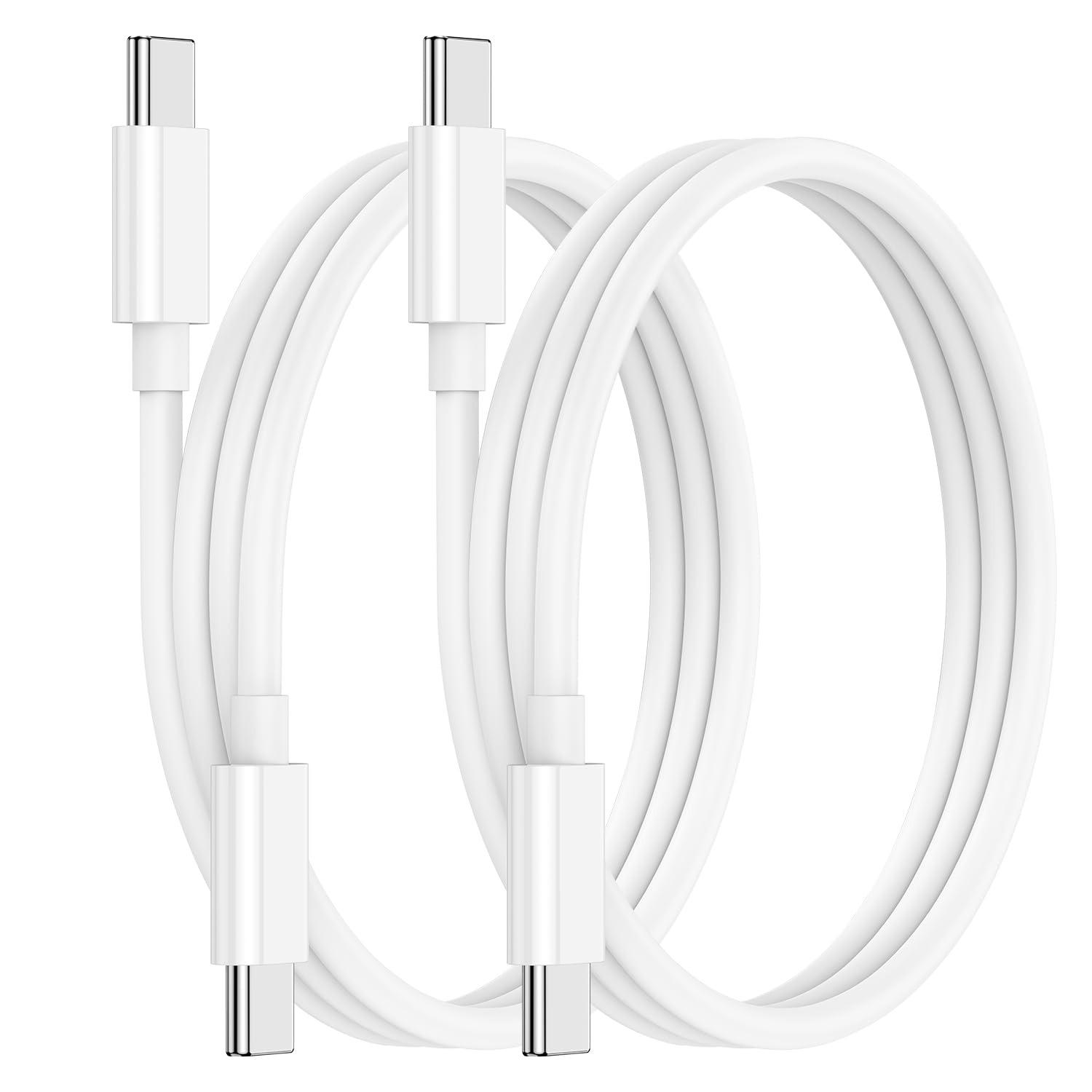 Apple 20W Power Adapter and  USB-C to C Threaded Cable for iPhone iPad - Authentic